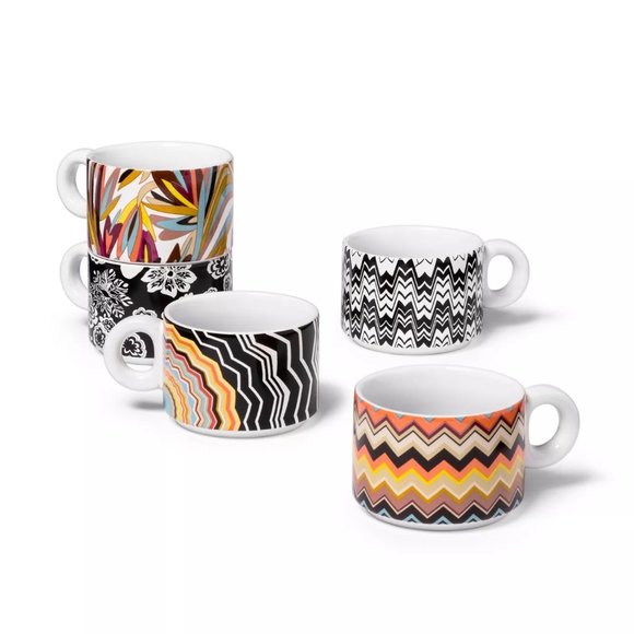 Missoni for Target 16PC Stacking Espresso Set